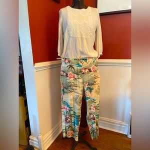 Stussy island clam digger pants